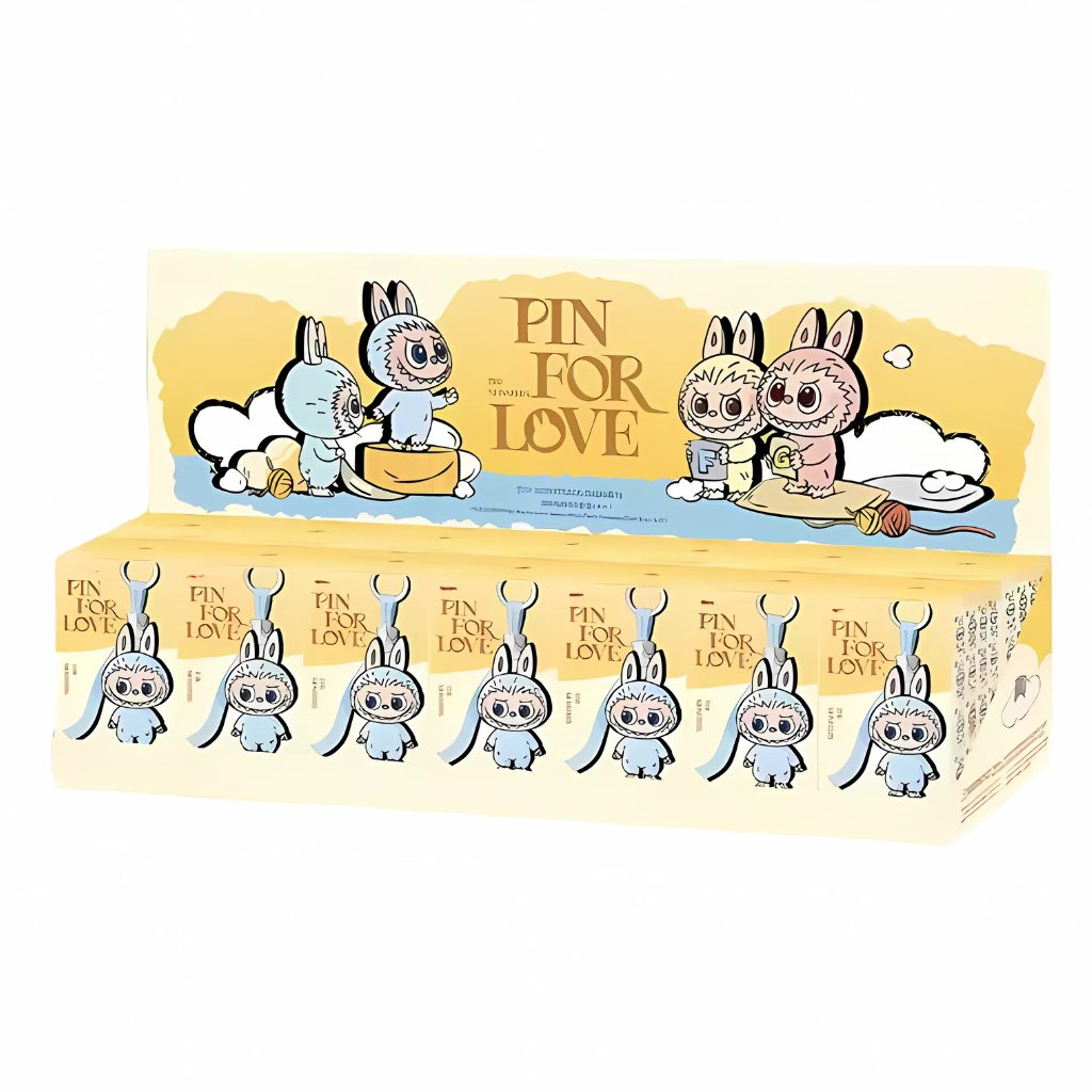Pack of 14 Monsters Pin For Love Series Vinyl Plush Pendant Blind Box Action Figure Toy