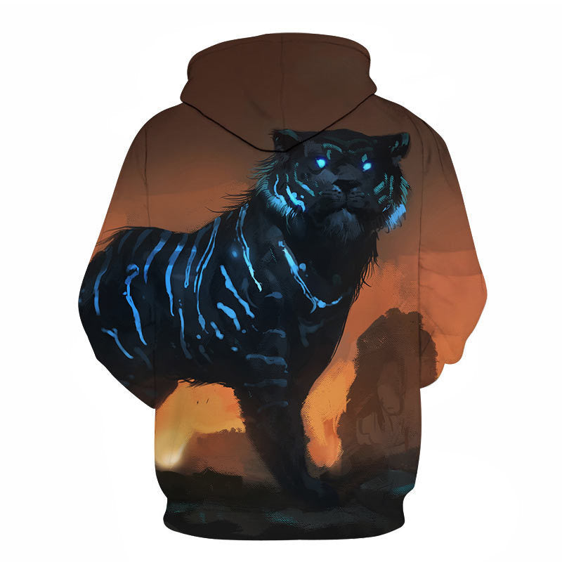 Multi Shade Elegant Digital Printed 3D Hoodie