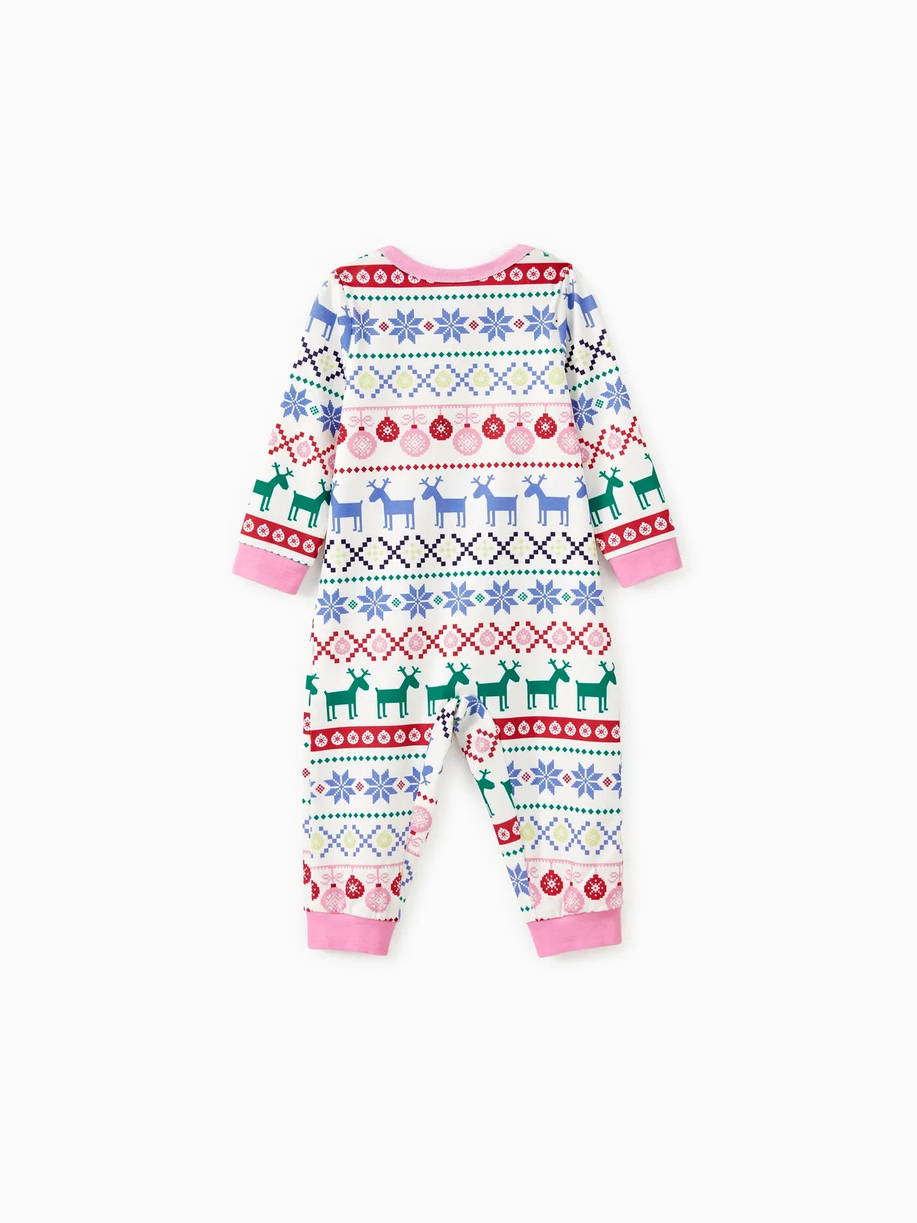 Reindeer And Snowflake Patterned Family Matching Pajama Sets