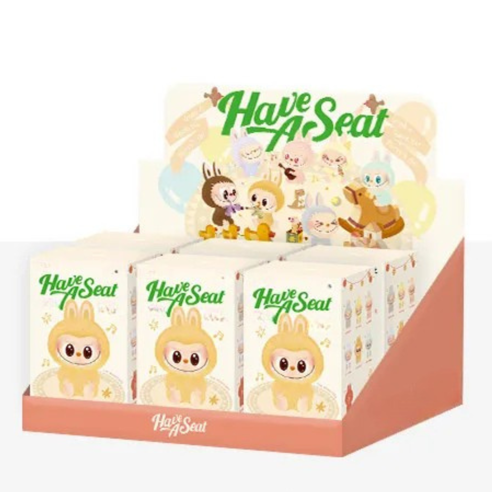 Labubu The Monsters Have a Seat Vinyl Plush Sealed Case