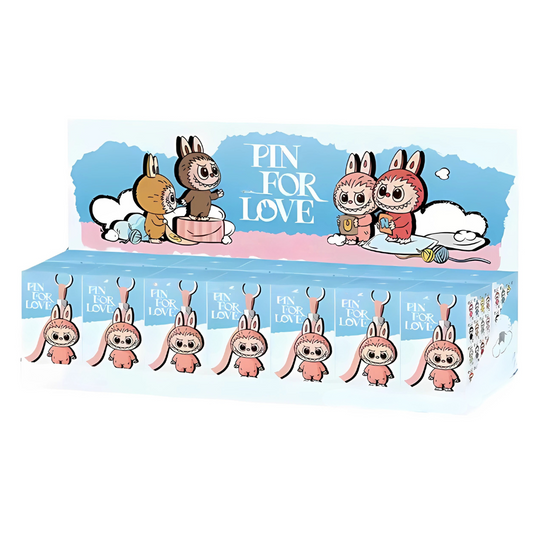 Pack of 14 Monsters Pin For Love Series Vinyl Plush Pendant Blind Box Action Figure Toy