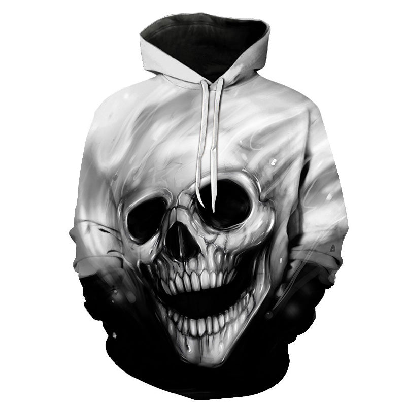 Scary 3D Printed Casual Hoodie