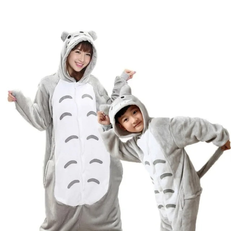 Cozy Animal Themed Christmas Onesie Set