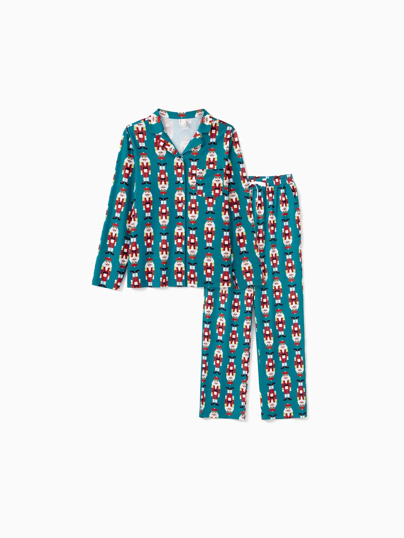 Allover Nutcracker Pattern Family Matching Pajama Set